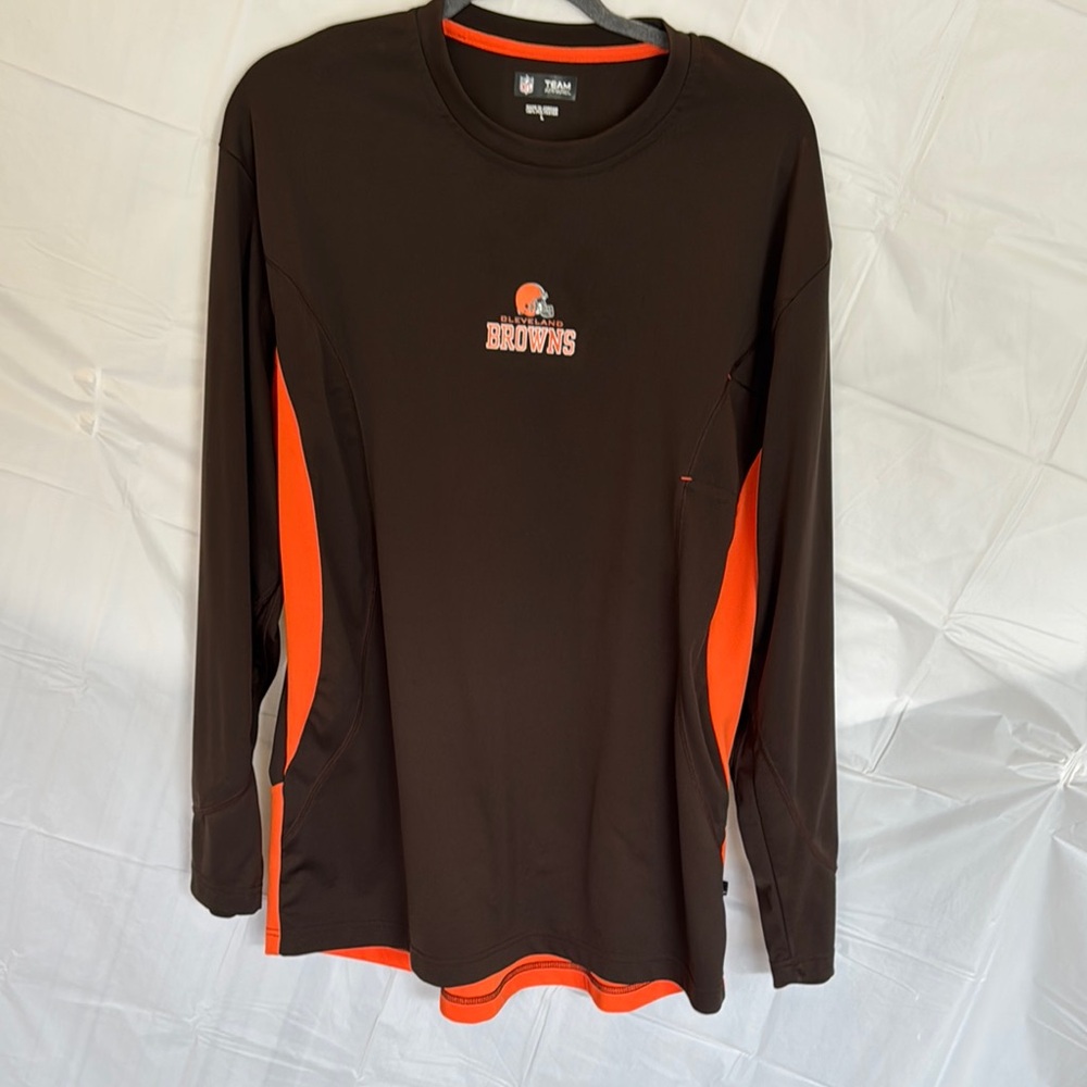 NFL Team Apparel Brown‎ Shirt men’s size large